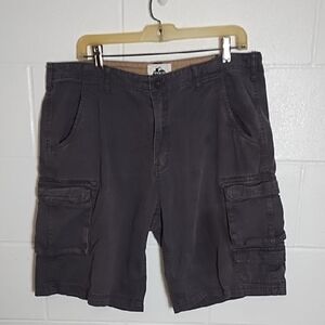Men's Dark Gray Cargo Shorts